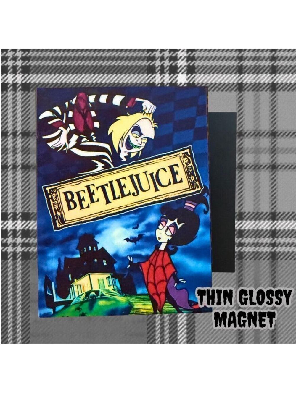 Beetlejuice Cartoon Animated Series 3x4 Handmade Magnet